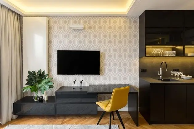 Deluxe Stüdyo, 1 Büyük (Queen) Boy Yatak, Teras, Şehir Manzaralı