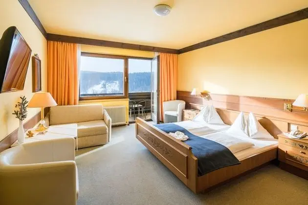 Tek Büyük Yataklı Oda, Balkon, Dağ Manzaralı