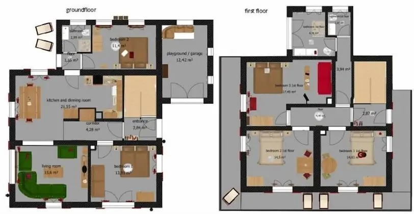 Ev, 5 Yatak Odası, Sigara İçilmez, Dağ Manzaralı (incl. EUR 110 cleaning fee)
