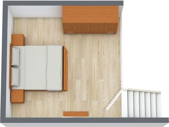 Gallery Bungalov, 1 Çift Kişilik Yatak ve Çekyat