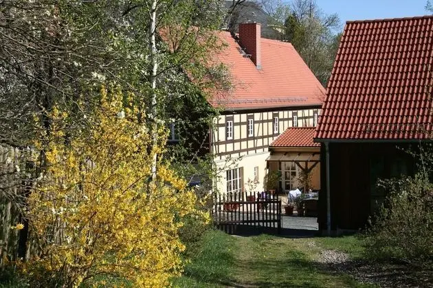 Classic Apart Daire, Özel Banyo (Fewo Fachwerkhaus Maxen)