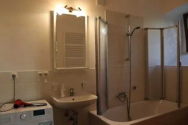 Apart Daire, Özel Banyo, Bahçe Manzaralı (Fewo Pfarrhaus Maxen)