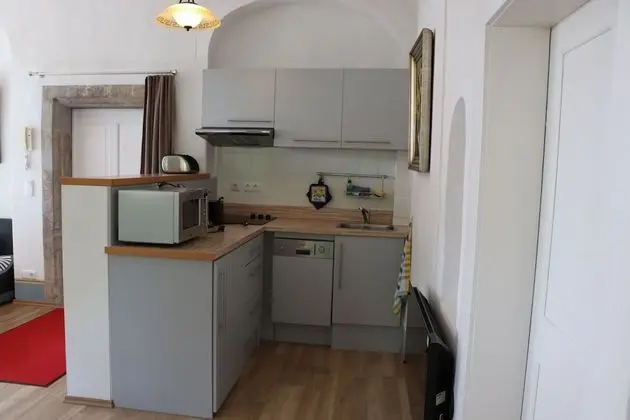 Apart Daire, Özel Banyo, Bahçe Manzaralı (Fewo Pfarrhaus Maxen)
