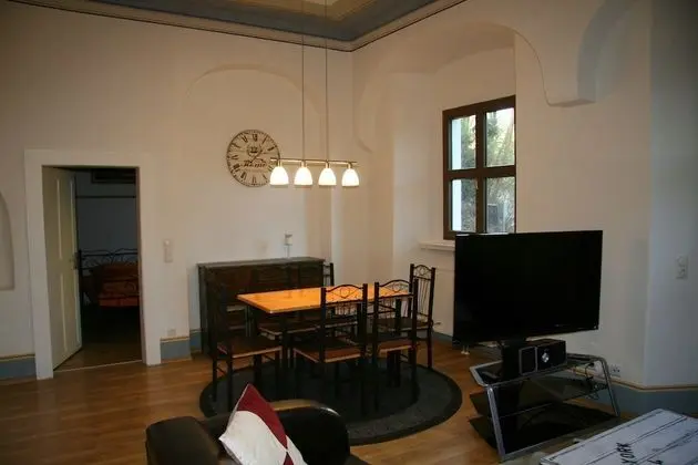 Apart Daire, Özel Banyo, Bahçe Manzaralı (Fewo Pfarrhaus Maxen)