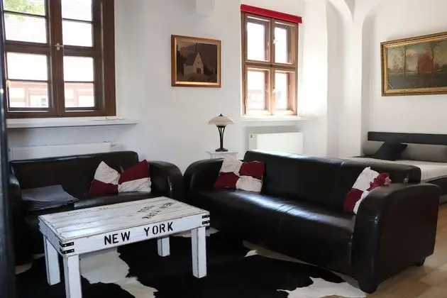 Apart Daire, Özel Banyo, Bahçe Manzaralı (Fewo Pfarrhaus Maxen)