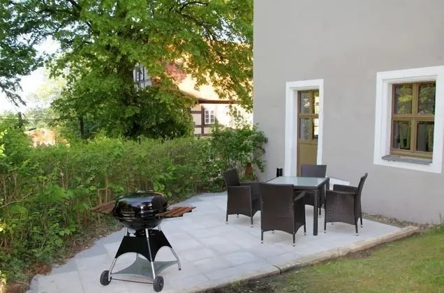 Apart Daire, Özel Banyo, Bahçe Manzaralı (Fewo Pfarrhaus Maxen)