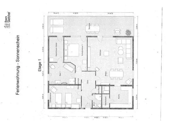 Apart Daire, Özel Banyo (Sonnenschein)