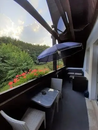 Superior Apart Daire, Özel Banyo, Bahçe Manzaralı (Typ D Balkon)