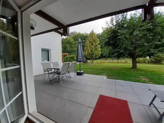Superior Apart Daire, Özel Banyo, Bahçe Manzaralı (Typ D Terrasse)