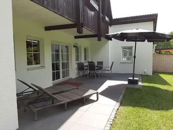 Superior Apart Daire, Özel Banyo, Bahçe Manzaralı (Typ D Terrasse)
