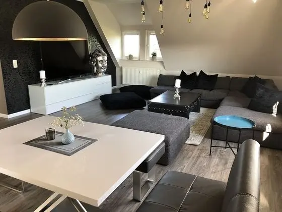 Deluxe Apart Daire, Özel Banyo, Nehir Manzaralı (Elbtalblick)