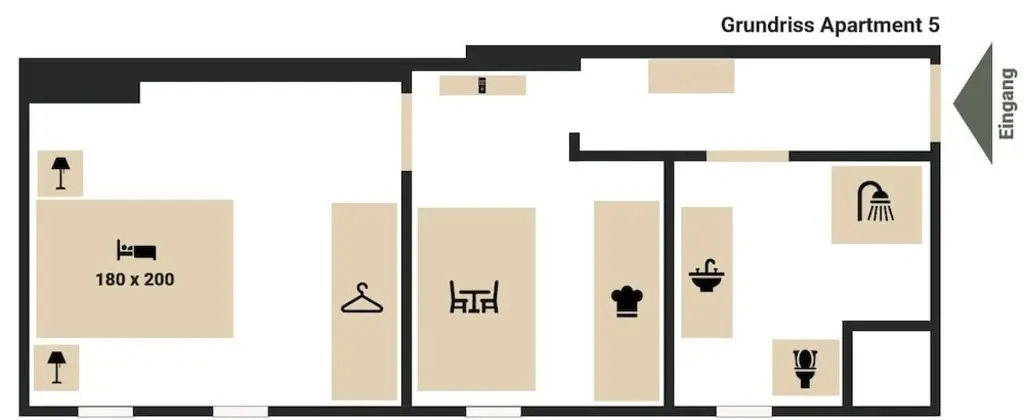 Apart Daire, Özel Banyo (Standard (2P))