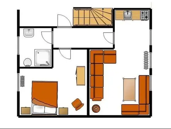 Apart Daire, 1 Yatak Odası