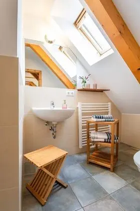 Stüdyo, Özel Banyo, Üzüm Asması Manzaralı (Nr. 2)