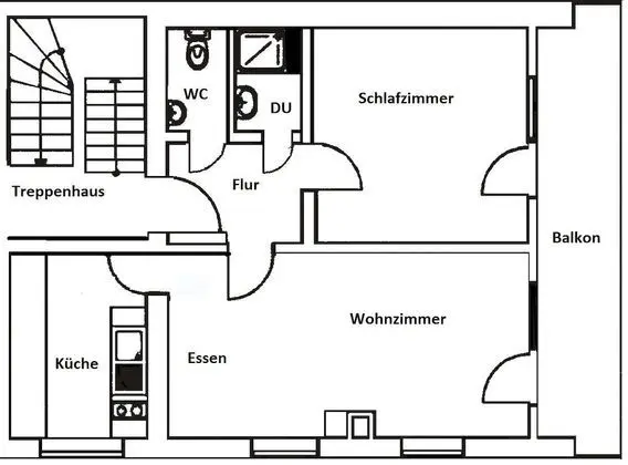 Economy Apart Daire, Banyolu/Duşlu (Nr. 4)