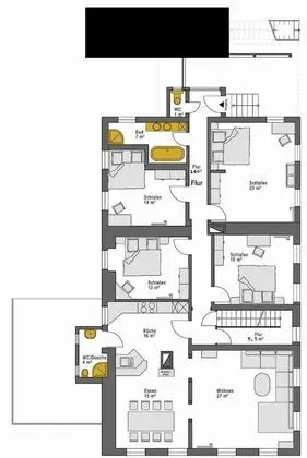 Apartment 1 (incl. cleaning fee & laundry package)