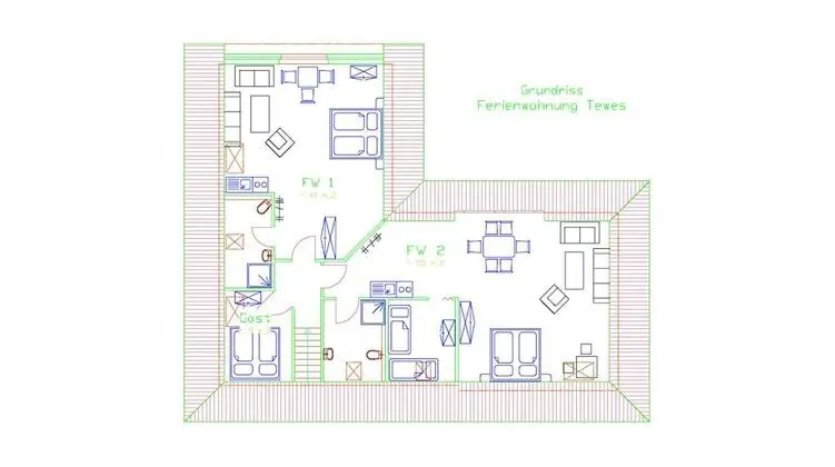 Standard Apart Daire, Özel Banyo (FW1)