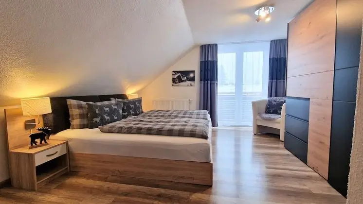 Family Daire, 2 Yatak Odası, Dağ Manzaralı (Falkenstein)