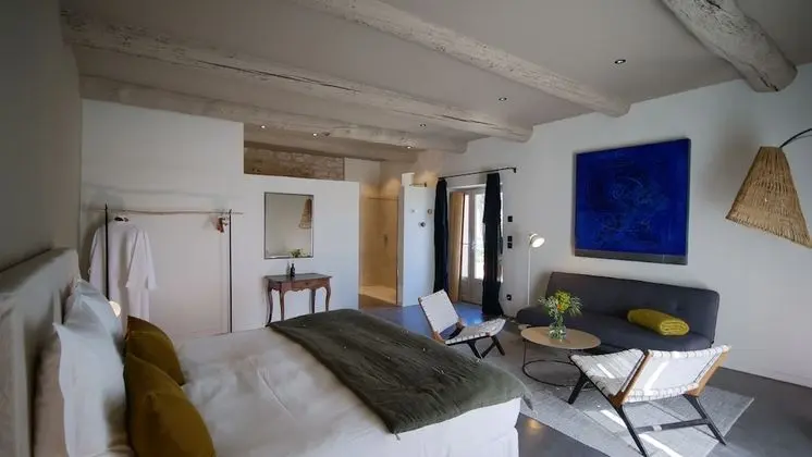 Tek Büyük Yataklı Oda, Banyolu/Duşlu, Bahçe Manzaralı (Oliviers)