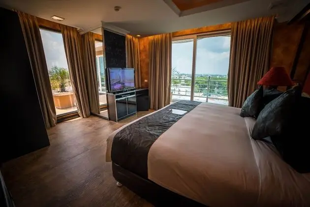 Çatı Katı Süiti (Penthouse), 2 Yatak Odası, Balkon, Şehir Manzaralı