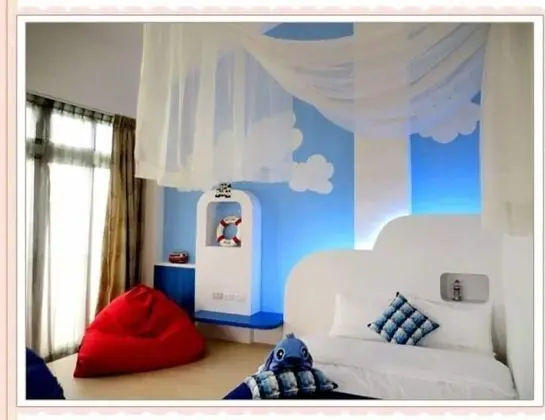 Deluxe Tek Büyük Yataklı Oda (Blue)