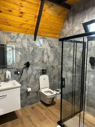 Bungalow 2+1 Oda, Havuz ve Bahçe Manzaralı, Isıtmalı Özel Havuzlu
