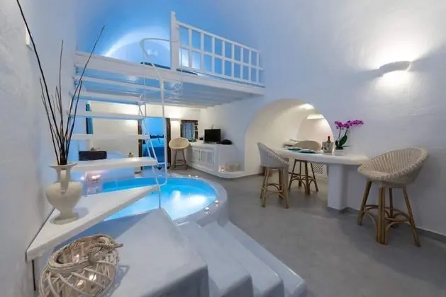 Deluxe Villa, 2 Yatak Odası, Jakuzi (Caldera View)