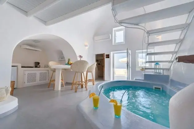 Deluxe Villa, 2 Yatak Odası, Jakuzi (Caldera View)