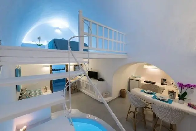 Deluxe Villa, 2 Yatak Odası, Jakuzi (Caldera View)