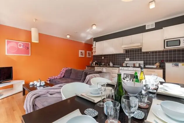Apart Daire, 2 Yatak Odası (Extra futon for the 5th guest)