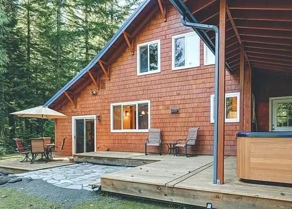 Kulübe, 2 Büyük (Queen) Boy Yatak (Firwood Cabin)