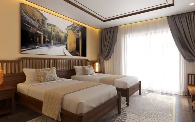 Deluxe Tek Büyük veya İki Ayrı Yataklı Oda, Balkon (Village View)
