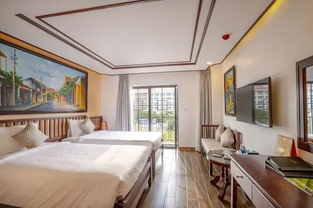 Deluxe Tek Büyük veya İki Ayrı Yataklı Oda, Balkon (Village View)