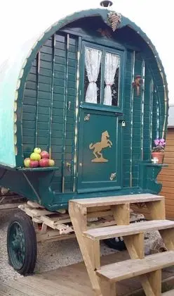 Karavan, Teras (Glamping Caravan)