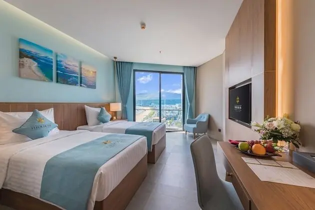 Deluxe İki Ayrı Yataklı Oda, Balkon, Plaj Manzaralı