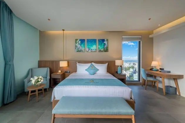Executive Tek Büyük Yataklı Oda, 1 Büyük (Queen) Boy Yatak, Balkon, Plaj Manzaralı
