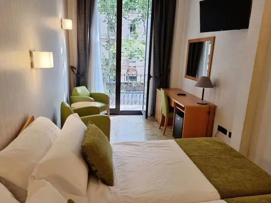 İki Ayrı Yataklı Oda, Balkon, Şehir Manzaralı (Rambla)