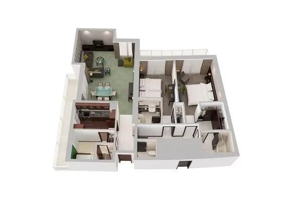 Executive Apart Daire, 2 Yatak Odası (with Child Room)