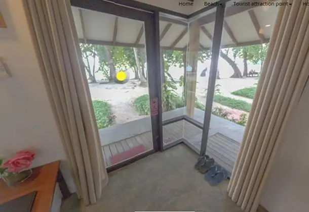Beach front bungalow
