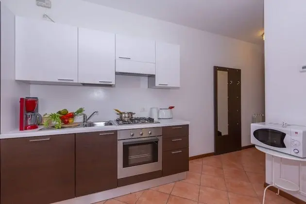 Family Apart Daire, 1 Çift Kişilik Yatak ve Çekyat (Fontana Del Lago Apt. 12)