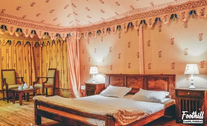 Deluxe Çadır, 1 Çift Kişilik Yatak, Balkon, Dağ Manzaralı
