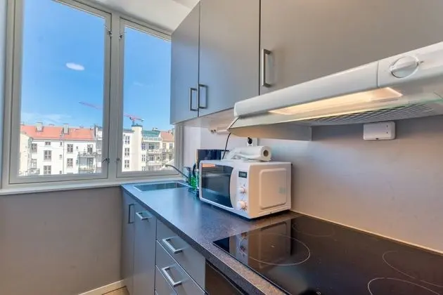Three-Bedroom Apartment with Balcony