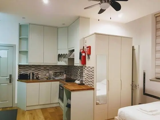 Comfort Stüdyo, Banyolu/Duşlu (With Fully Fitted Kitchen)