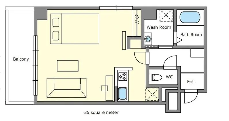 Standard Tek Büyük Yataklı Oda ( 4F, No elevator)