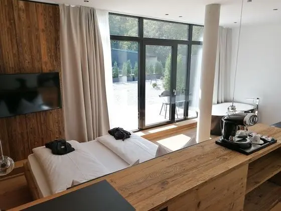 Panoramic Tek Büyük veya İki Ayrı Yataklı Oda, Balkon, Dağ Yamacı