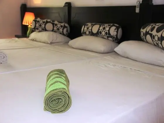 Deluxe Üç Kişilik Oda, Birden Çok Yatak, Bahçe Manzaralı