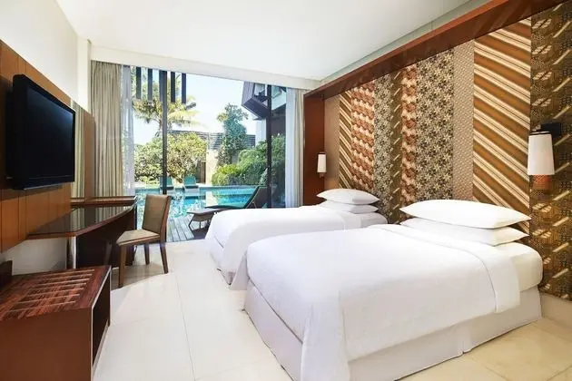 Deluxe Oda, 2 Tek Kişilik Yatak, Sigara İçilmez, Havuz Manzaralı