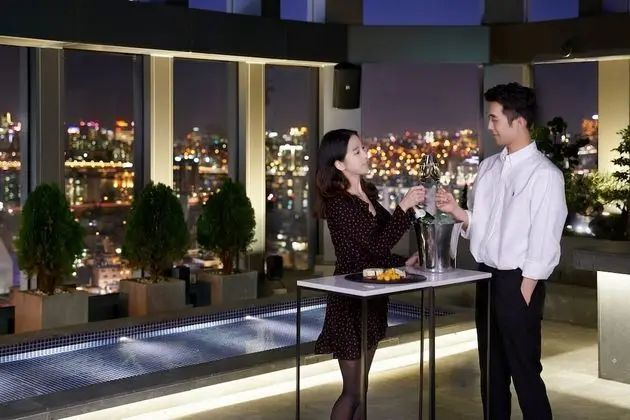 Çatı Katı Süiti (Penthouse), 1 En Büyük (King) Boy Yatak, Balkon, Şehir Manzaralı