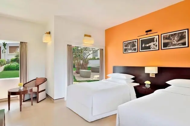 Oda, 2 Tek Kişilik Yatak, Balkon, Bahçe Manzaralı