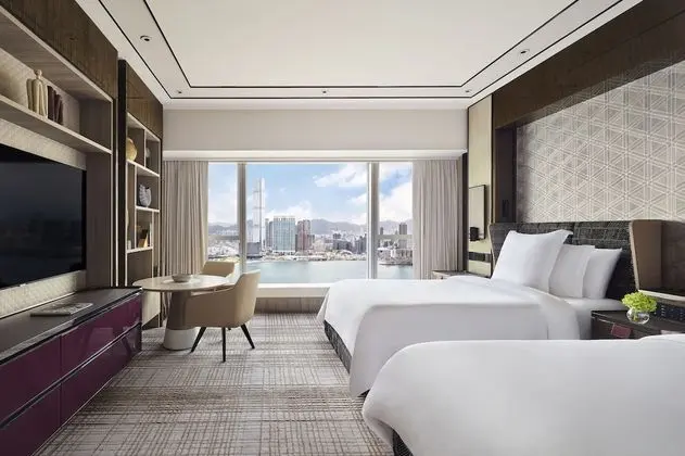 Deluxe Room, 2 Double Beds, Non Smoking, View (Newly Renovated)
